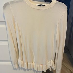 Ivanka top, ivory color top